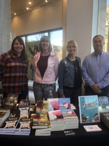 authors M. A. Clarke Scott with Jackie Bateman, Donna Barker and Lawrence Verigin at Chapters Indigo Granville and Broadway in Vancouver